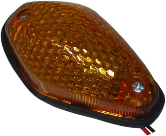 Complete Indicator Fairing Black with Amber Lens (Pair)