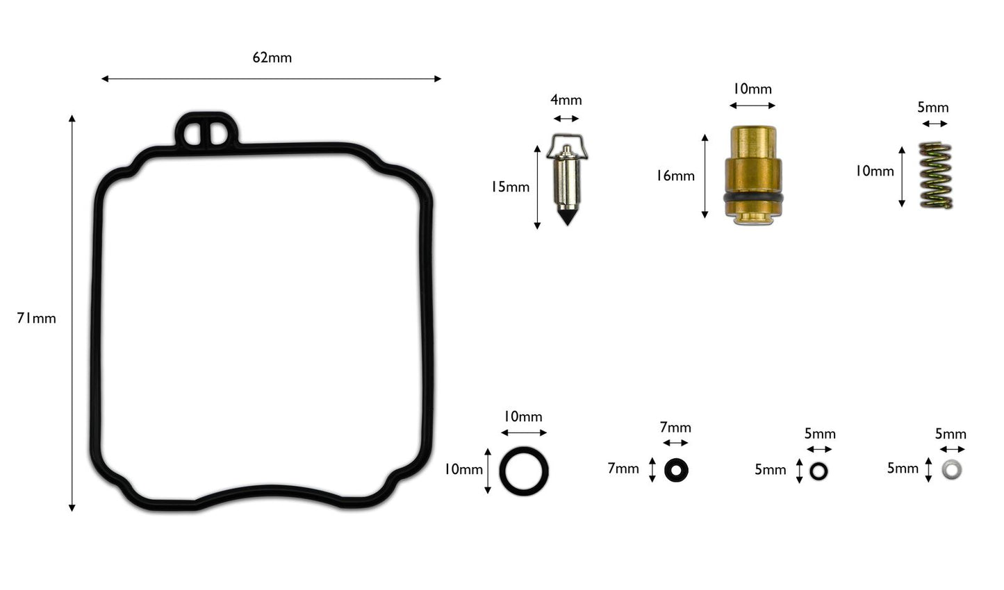 Carb Repair Kit Yamaha XVS650A Dragstar 97-06