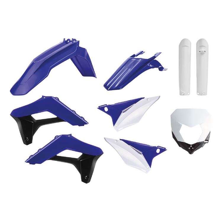 POLISPORT PLASTIC KIT + FORK GUARDS SHERCO SE-R/SE-F 17-23, OEM 17-20