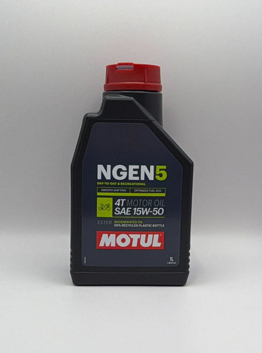 Motul NGEN 5 15w50 4T Next Generation Sustainable Ester Base Synthetic Blend (Upto 75% High Grade Regenerated Oils) API SP, JASO MA2 (2023) (12)