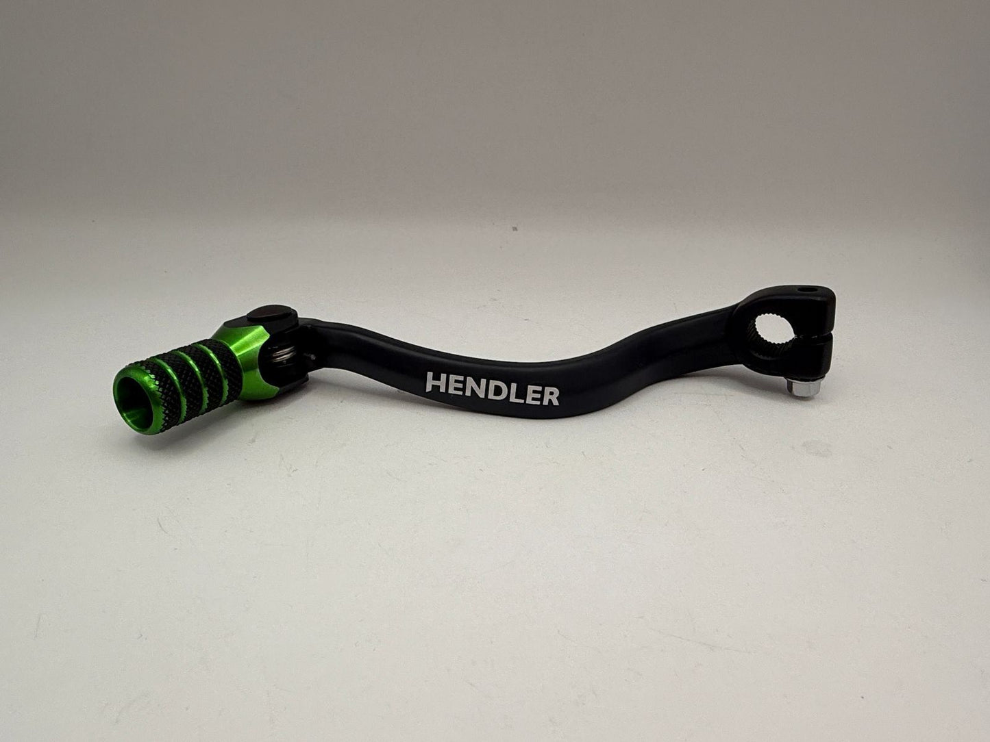 Gear Lever Alloy Black with Green Tip Kawasaki KX65 00-20