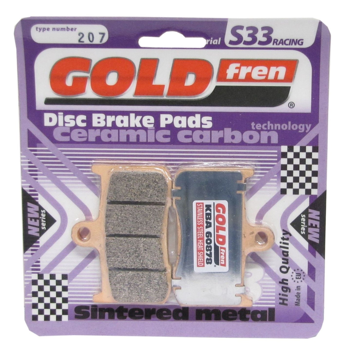 Goldfren Brake Pads S33-207, FA347, VD443, SBS782, FDB2158, DP922