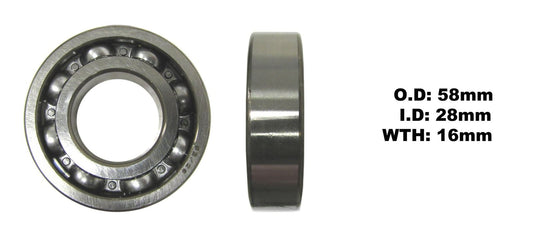 Bearing NTN 62/28(I.D 28mm x O.D 58mm x W 16mm)