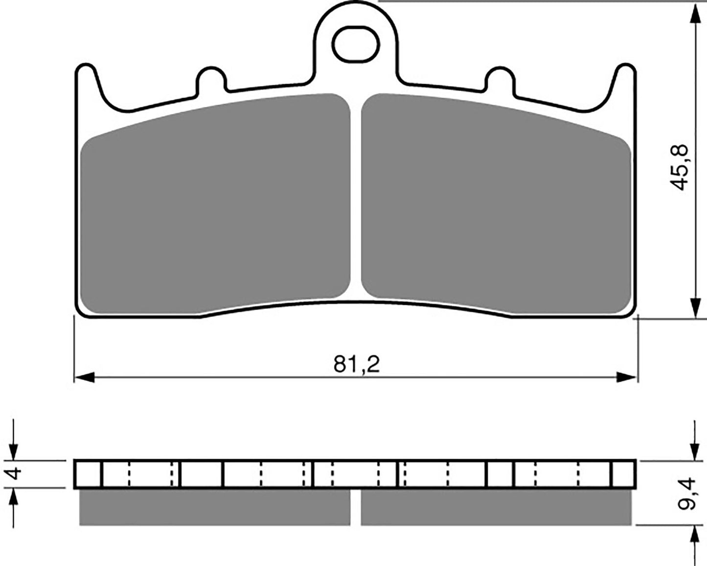 Goldfren Brake Pads AD318, FA613 as       fitted to BMW K1600GT, GT-SE