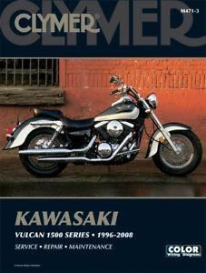 Clymer Manual For Kawasaki Vulcan 1500 Series 96-08