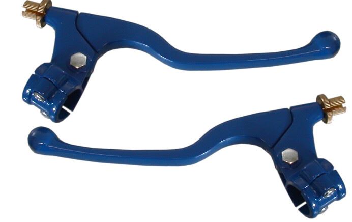 Lever Assembly Blue No Mirror Boss (Pair)