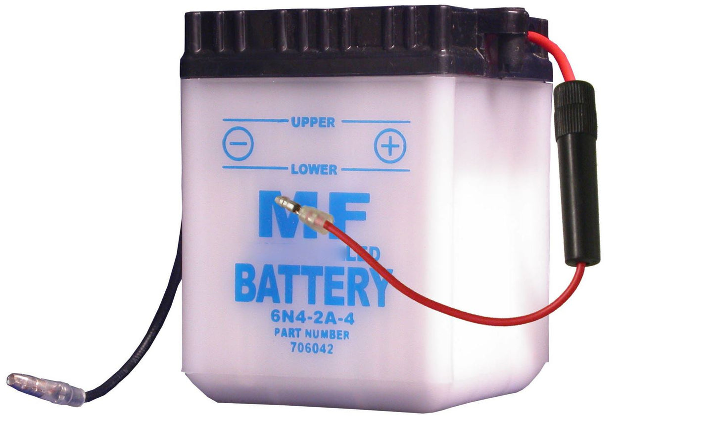 Battery 6N4-2A-4  - 6v 4AH L:71mm H:94mm W:71mm