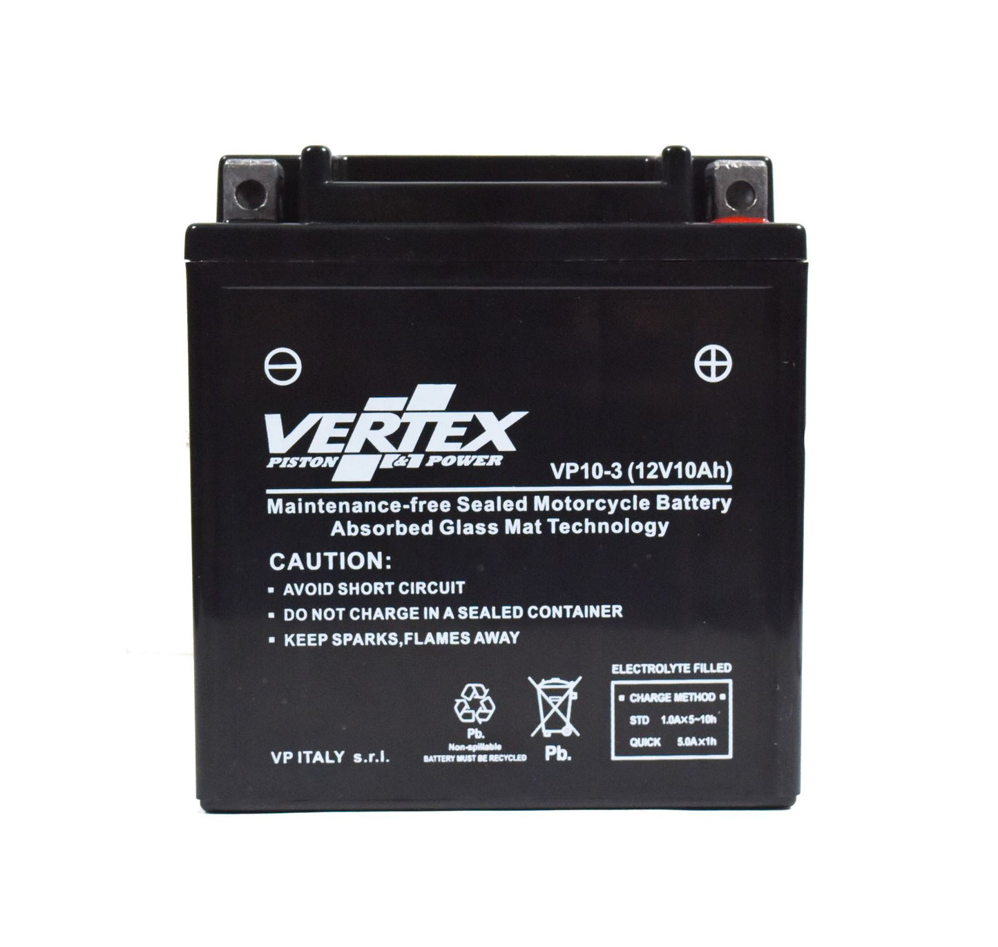Vertex VP10-3 Battery Replaces CB10L-A2,CB10L-B2,12N10-3B