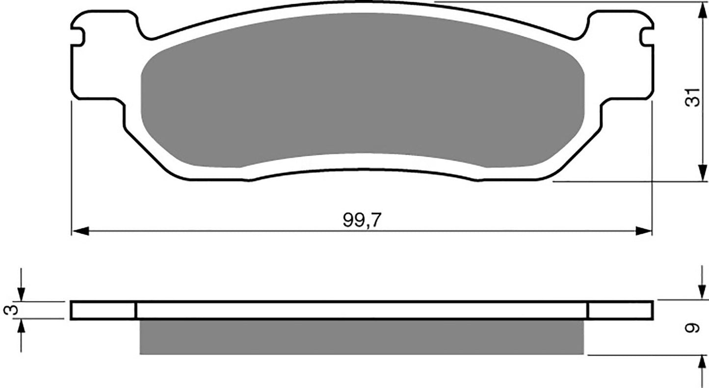 Goldfren Brake Pads AD146, FA275, SBS728