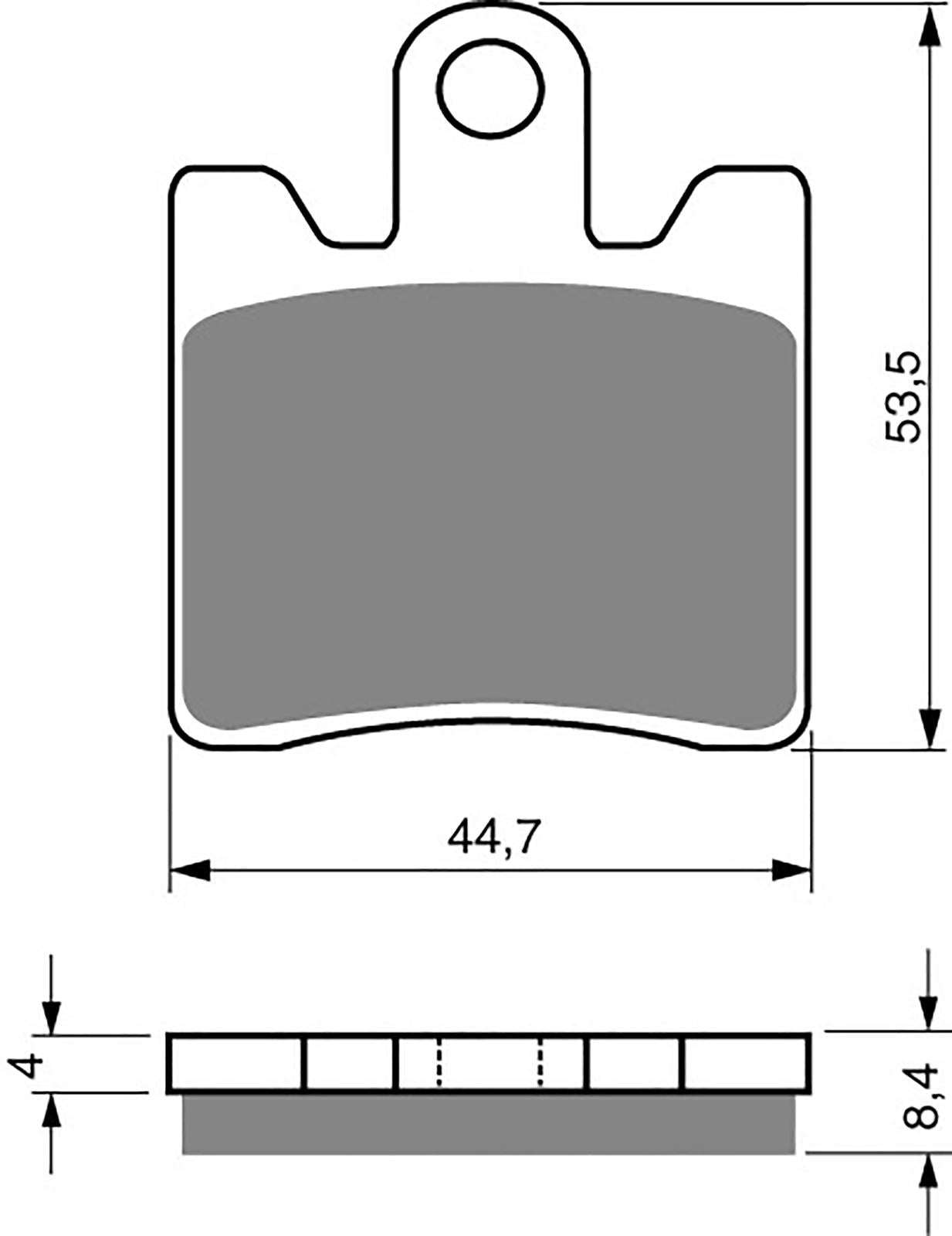 Goldfren Brake Pads AD326, FA423/4, SBS740