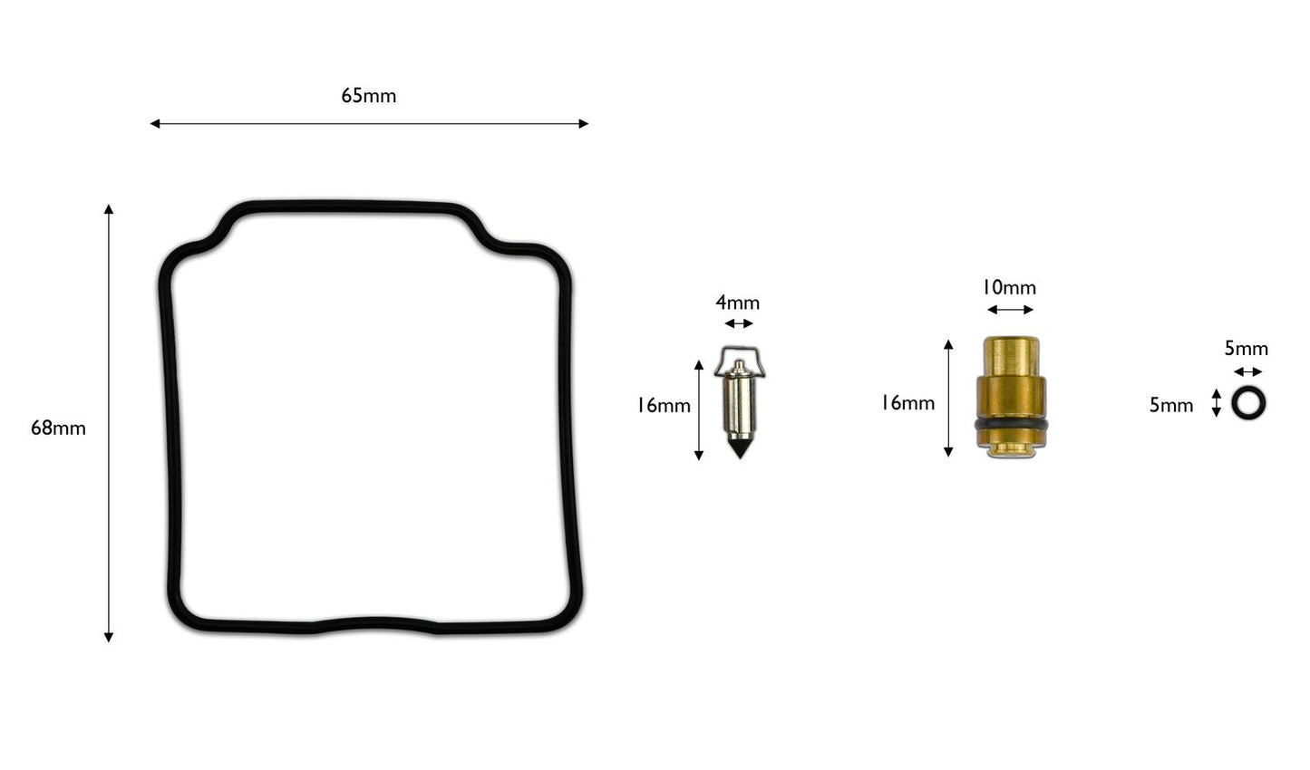 Carb Repair Kit Yamaha FZR1000 Genesis 87-88