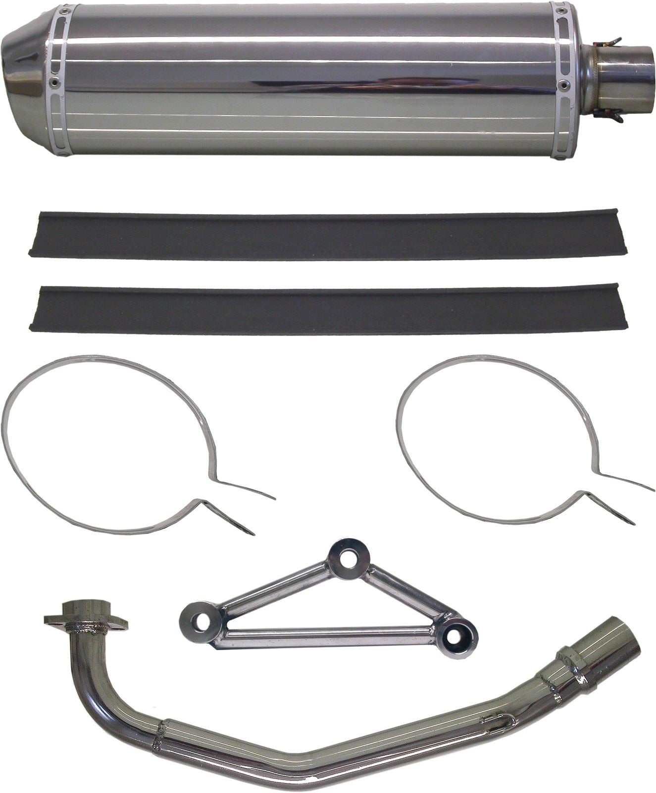 Complete Exhaust For Yamaha XC 125 Cygnus X 2005-2006