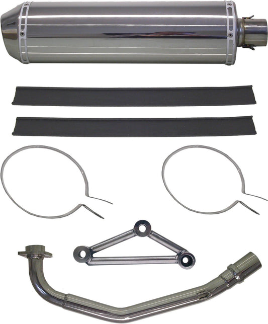 Complete Exhaust For Yamaha XC 125 Cygnus X 2005-2006