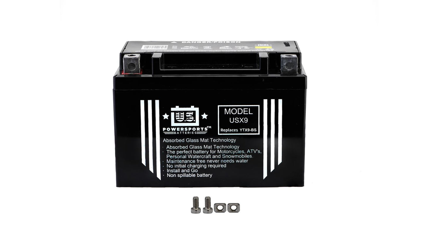 MTX Power Battery XT9 Sealed 12v 8.0AH CCA:135A L:151mm H:106mm W:87mm CTX9-BS, USX9