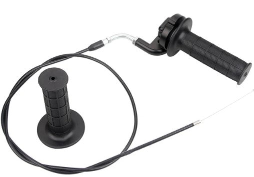 TWIST THROTTLE WITH CABLE AND CLAMP SET, 7/8" 22mm THROTTLE