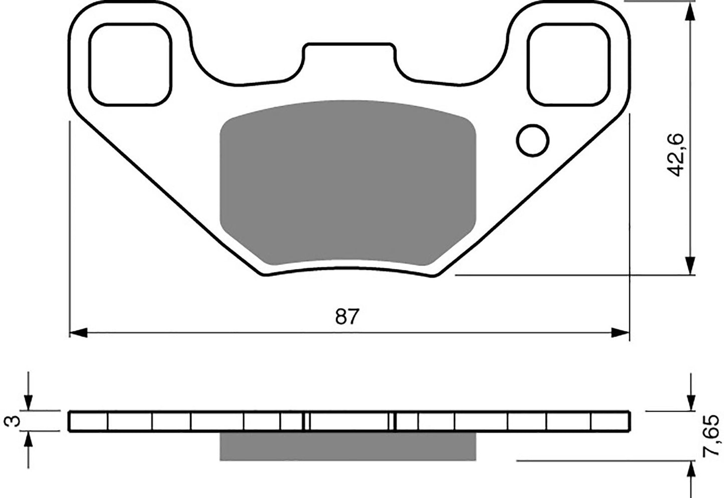 Goldfren Brake Pads AD342, FA490