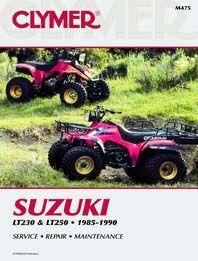 Clymer Manual For Suzuki LT230 & LT250 85-90