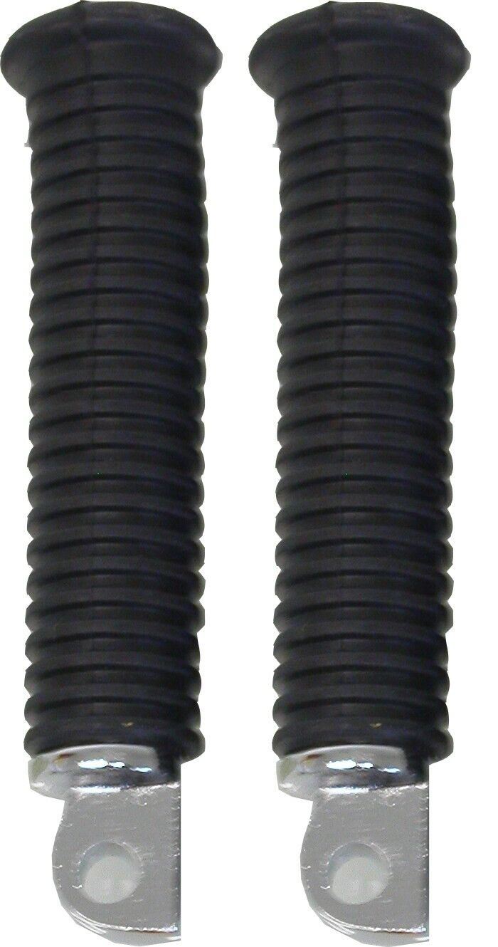 Footrests Harley Davidson FXWG, FXST Black Ribbed Rubber Type (Pair)
