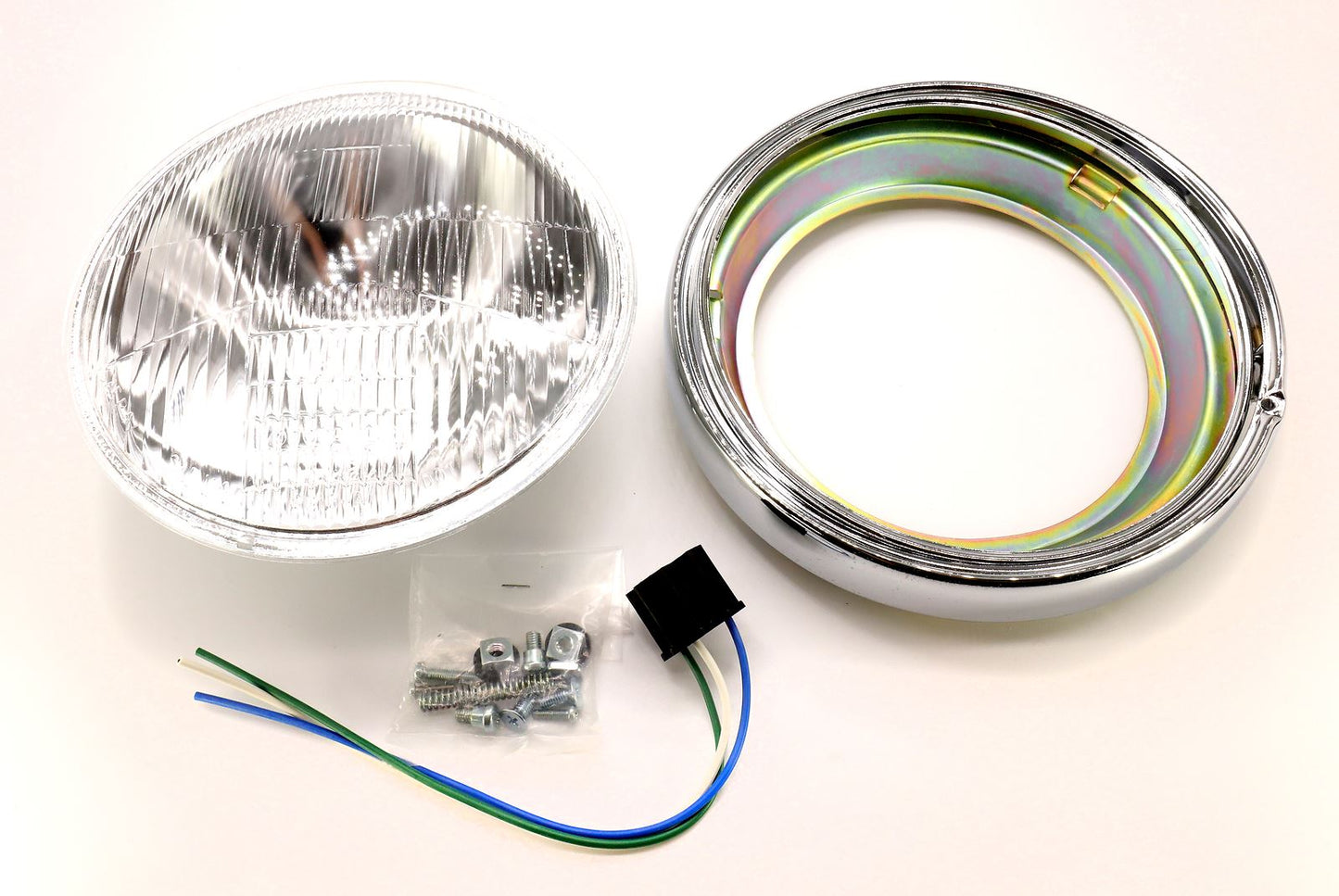 Headlight Rim & Reflector as fitted to Kawasaki KH500, H2, A, B, C,Z1A