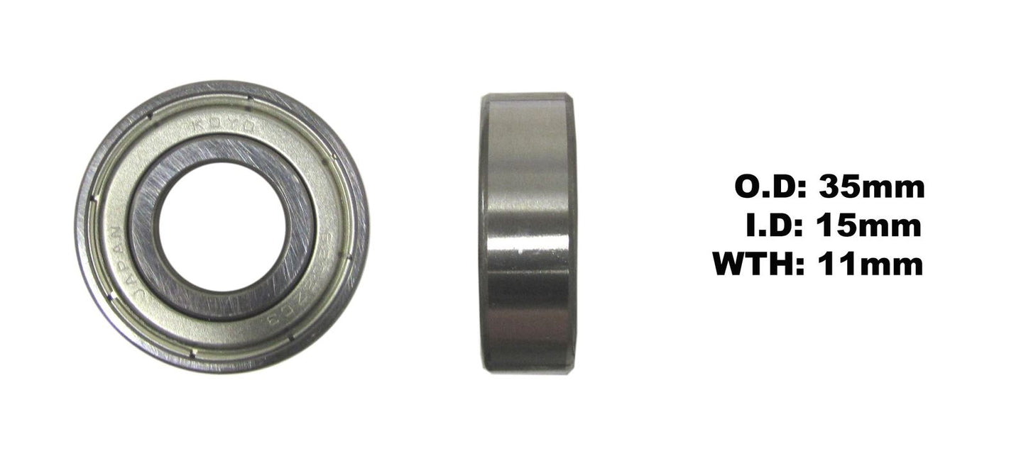 Bearing Koyo 6202ZZ(I.D 15mm x O.D 35mm x W 11mm)