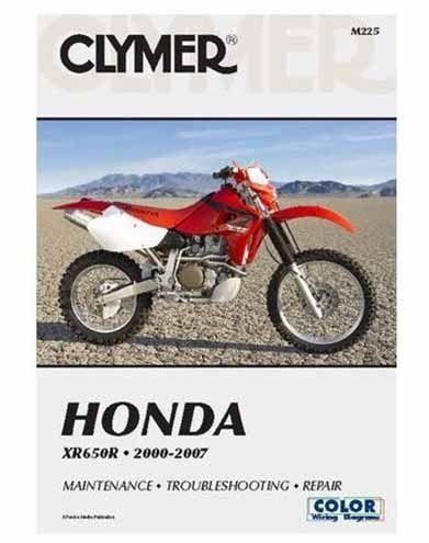 Clymer Manual For Honda XR650R 00-07