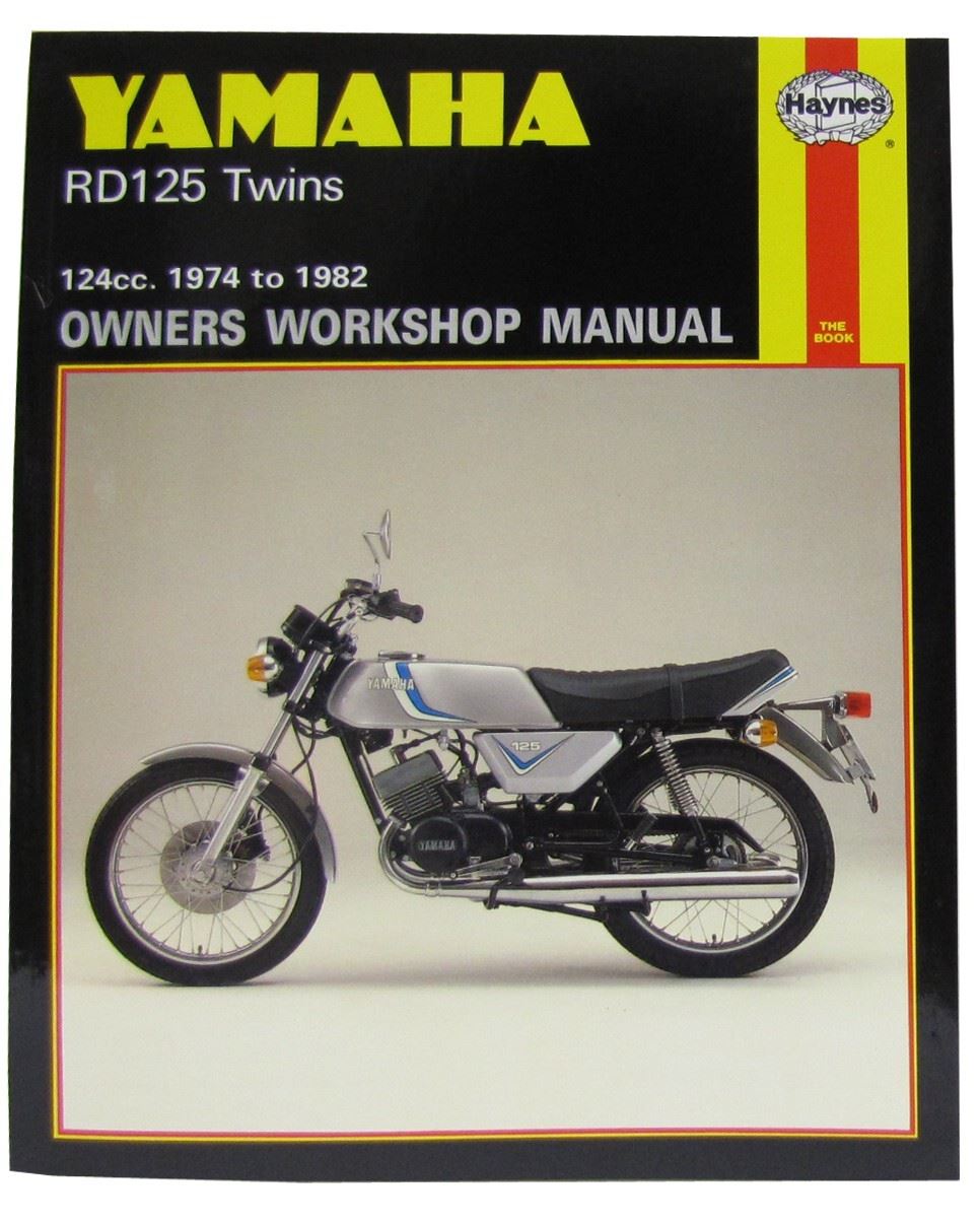 Haynes Manual Yamaha RD125DX Twin 74 -82