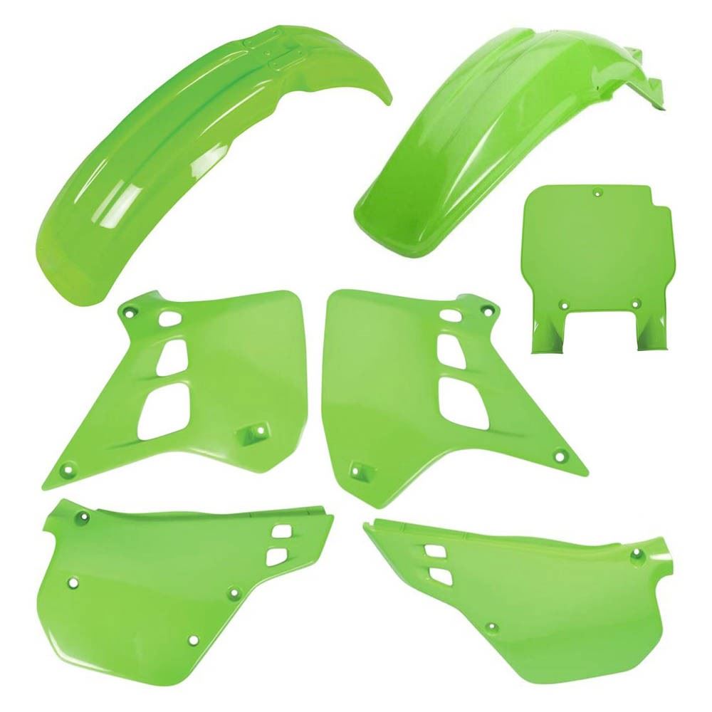 POLISPORT PLASTIC KIT KAWASAKI KX125 1990-1991, OEM STYLE