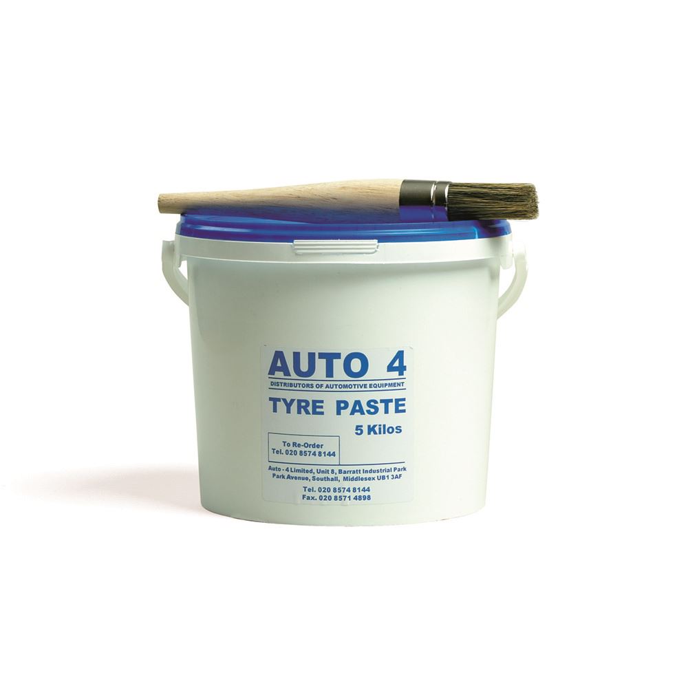 Tyre paste & brush 5kg