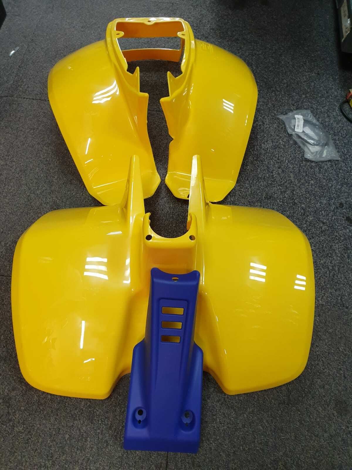 Plastics Set For Suzuki LT50 Yellow Front, Rear Fender Bodywork Panels Nose Cone