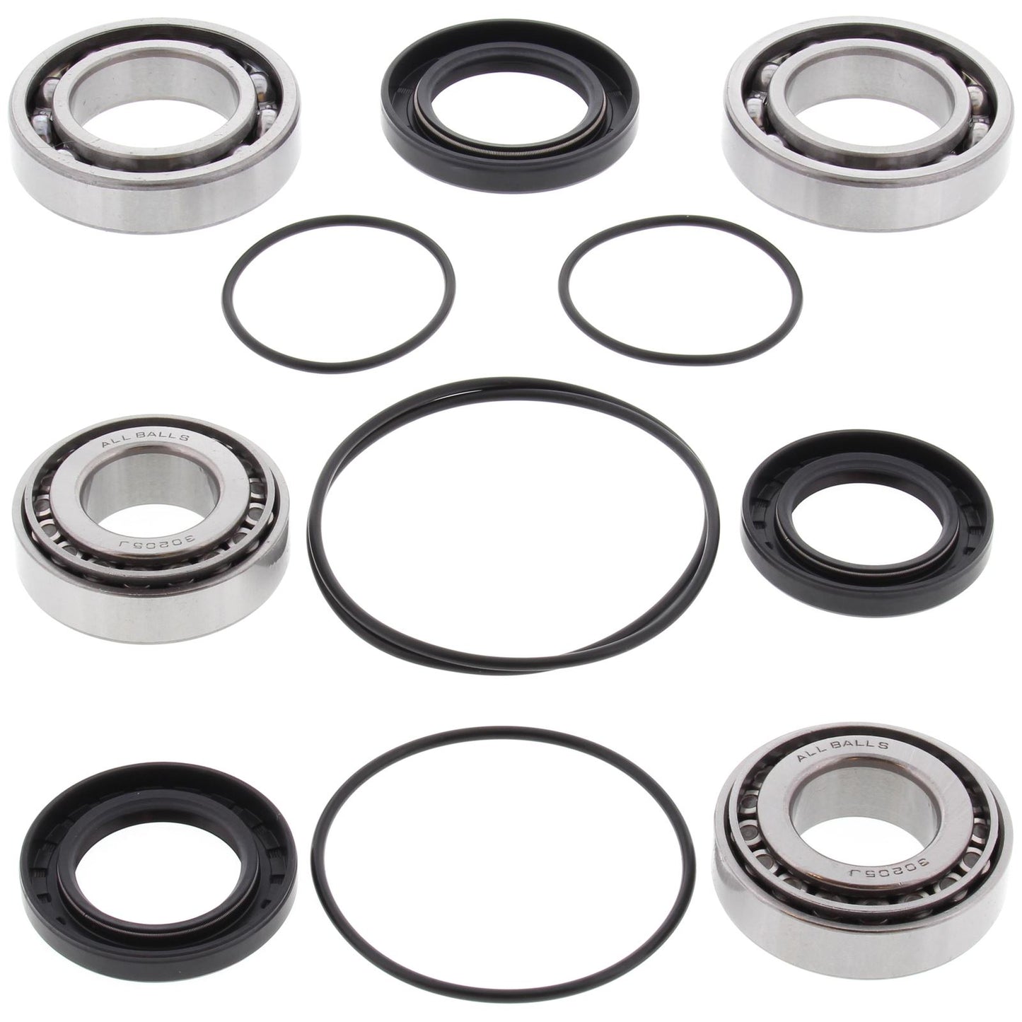 Differential Bearing and Seal Kit Front Kawasaki Mule 2510 4x4 93-00, Mule 2510 Diesel 00-02, Mule 3010 4x4 01-08, Mule 3010 Diesel 01-08, Mule 4010 4x4 09-22, Mule 4010 4x4 Diesel 09-13, Mule 4010 4x4 TRANS Camo 21-22, Mule 4010 4x4 TRANS FE 21-