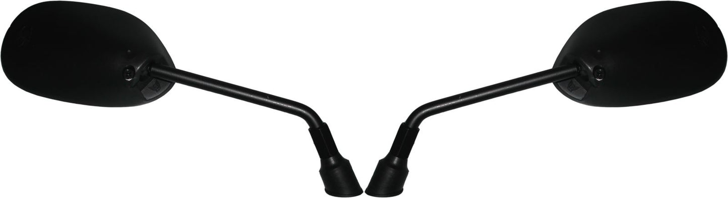 Mirrors 10mm Black Rectangle Left or Right Honda ANF125
