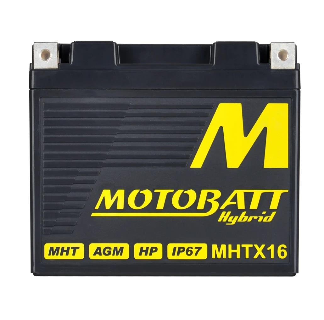 Motobatt Hybrid Battery MHTX16 Lithium, Lead Acid Hybrid 12v CA:350A L:151 x H:130 x W:87