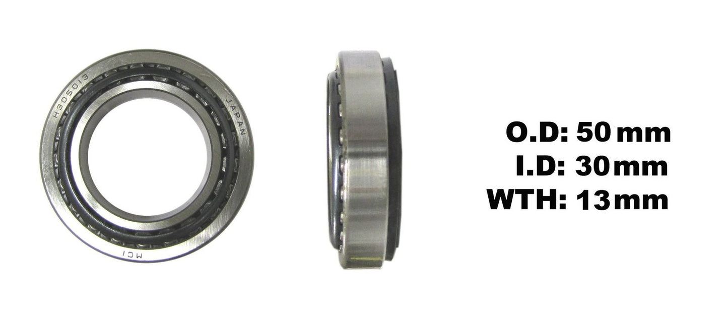 Taper Bearing ID 30mm x OD 50mm x Thickness 13mm (Each)