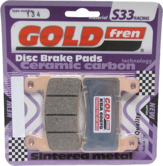 Goldfren Brake Pads S33-134, VD166, FA265, FA296, FDB2079, SBS734