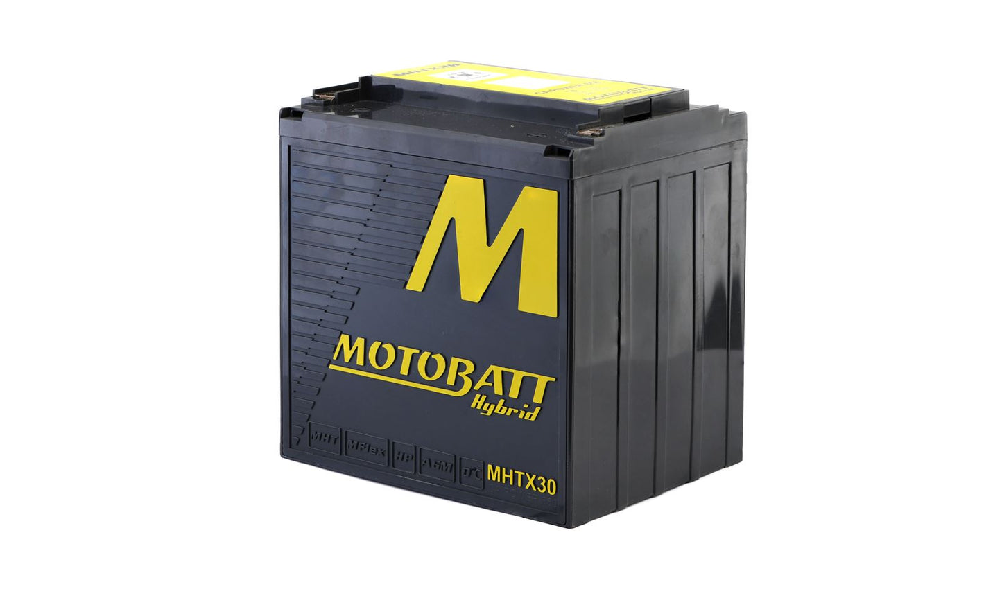 Motobatt Hybrid Battery MHTX30 Lithium, Lead Acid Hybrid 12v CA:650A L:166xH:175xW:126