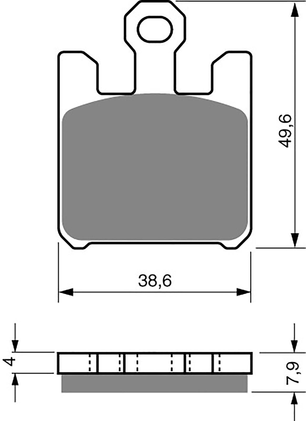 Goldfren Brake Pads S33-200, FA369, VD354, SBS788, FDB2164, DP942