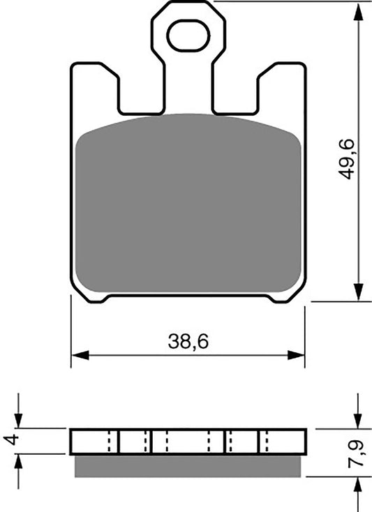 Goldfren Brake Pads S33-200, FA369, VD354, SBS788, FDB2164, DP942