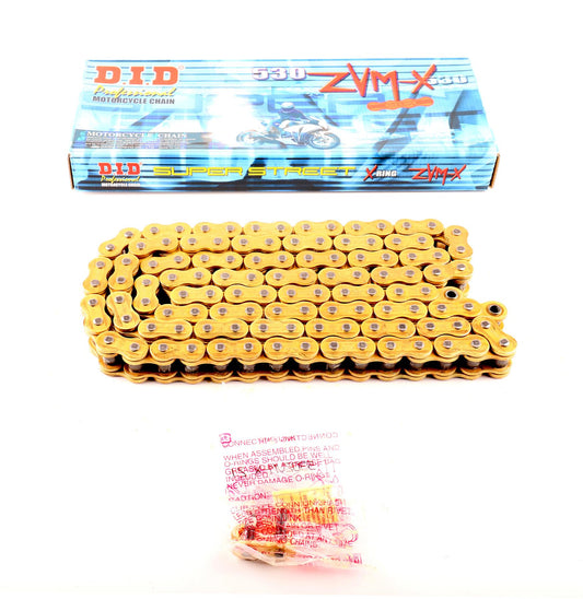 Chain DID 530ZVM-114 X-Ring Heavy Duty(Gold)