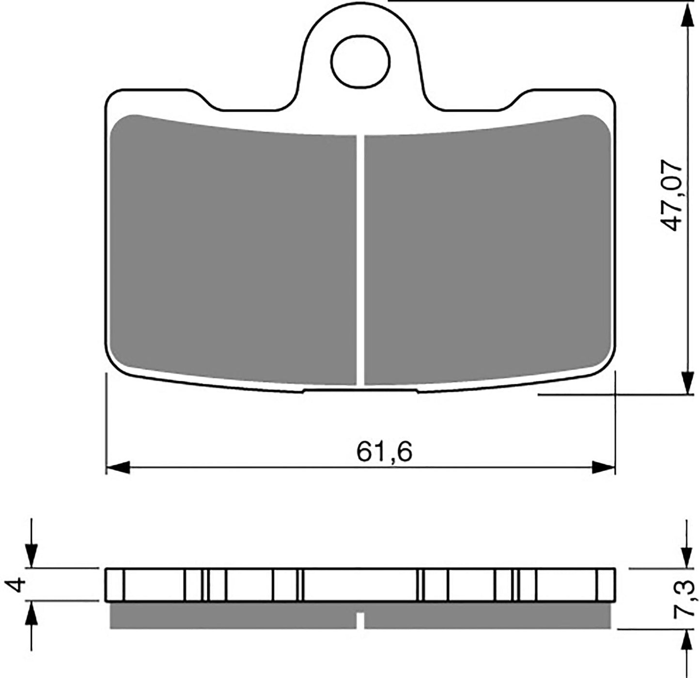Goldfren Brake Pads AD269, FA454/4