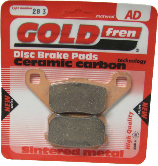 Goldfren Brake Pads AD283, FA431 as fitted to Adly, CPI, PGO 250 Quad Rear