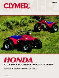 Clymer Manual For Honda ATC, TRX & FourTrax 70-125 70-87