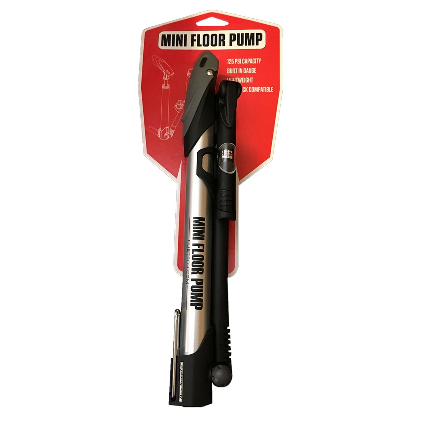 TUBLISS MINI FLOOR PUMP, PINCH PUNCTURE PROOF