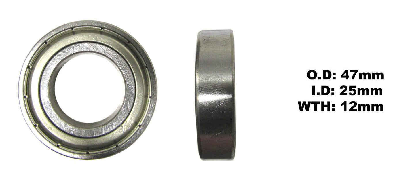 Bearing Koyo 6005Z(I.D 25mm x O.D 47mm x W 12mm)
