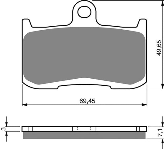 Goldfren Brake Pads GP5-207, FA347