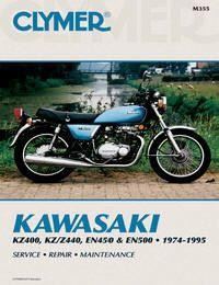 Clymer Manual For Kawasaki KZ400 KZ/Z440, EN450 & EN500 74-95