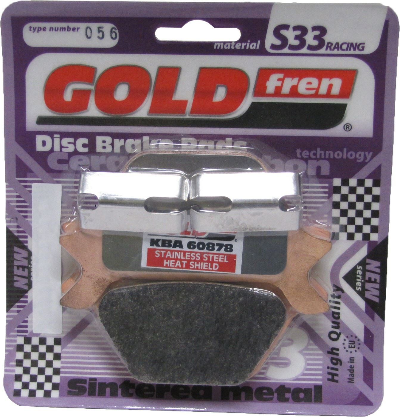 Goldfren Brake Pads S33-056, VD923, FA139, FA200, FDB521, SBS669