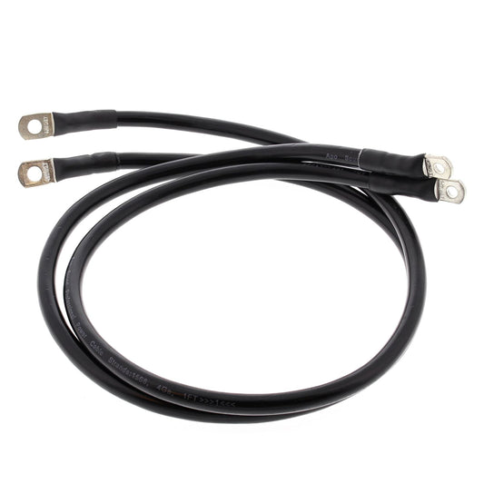 Battery Cable Kit Black Harley FLHS Electra Glide Sport 89-92, FLHTC Electra Glide Classic 89-92, FLHTCU Electra Glide Ultra Classic 89-92, FLTC Tour Glide Classic 89-92, FLTCU Tour Glide Ultra Classic 89-92