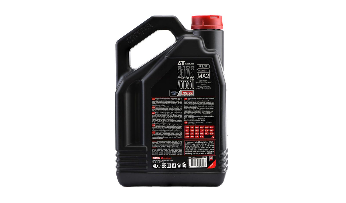 Motul 5100 10w30 4T Semi Synthetic 4 Litre