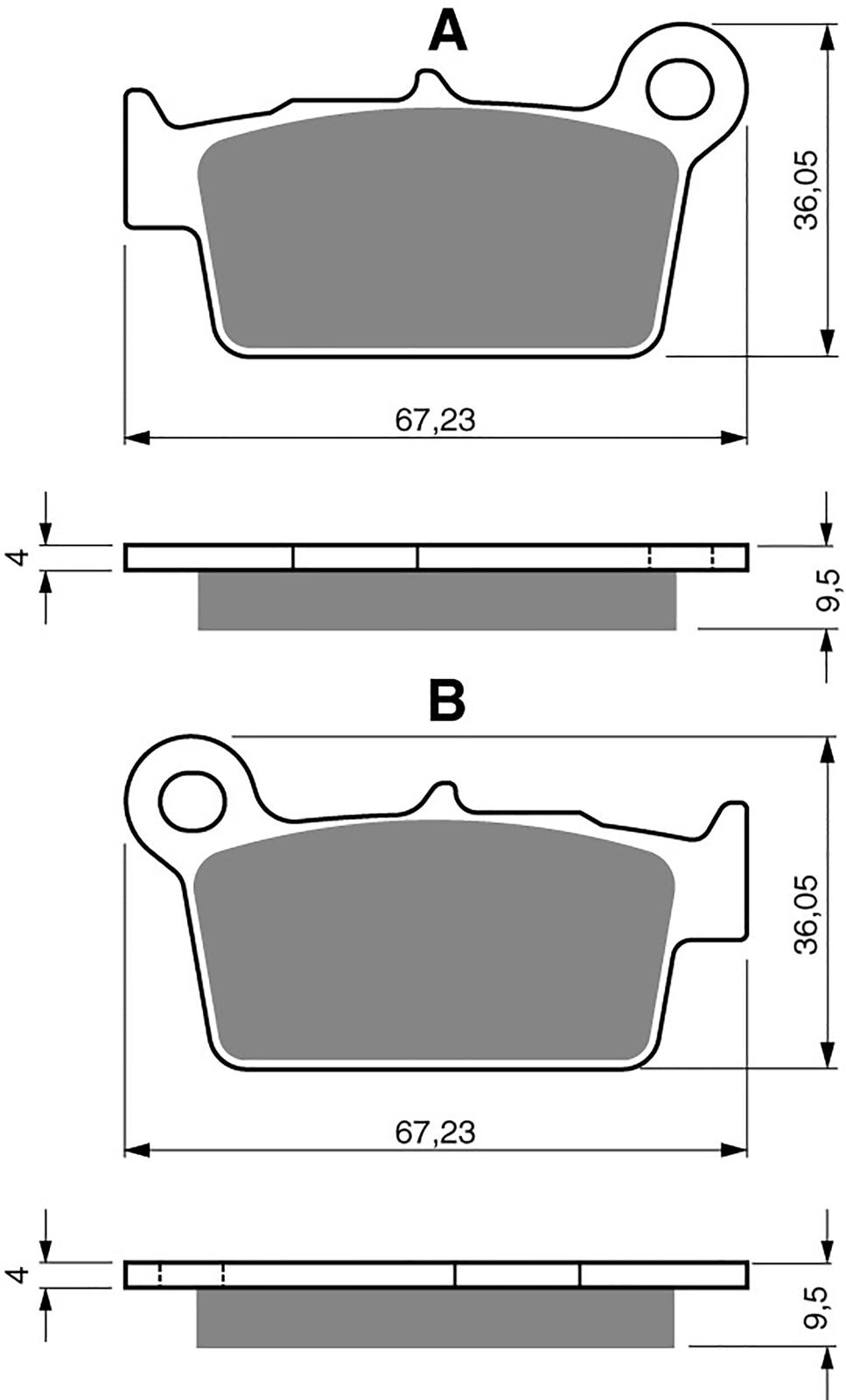 Goldfren Brake Pads S33-187, FA367, VD271, SBS790, FDB2162, DP940