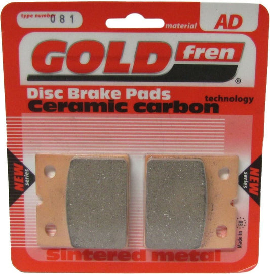 Goldfren Brake Pads AD081, VD907, FA18, FA19, FDB108, FDB148, SBS506